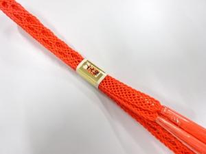 未使用品　正絹　夏手組帯締め